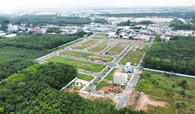 Thi công Hạ Tầng Kỹ Thuật Khu nhà ở thương mại- Chợ Nhật Huy Bến Cát Bình Dương